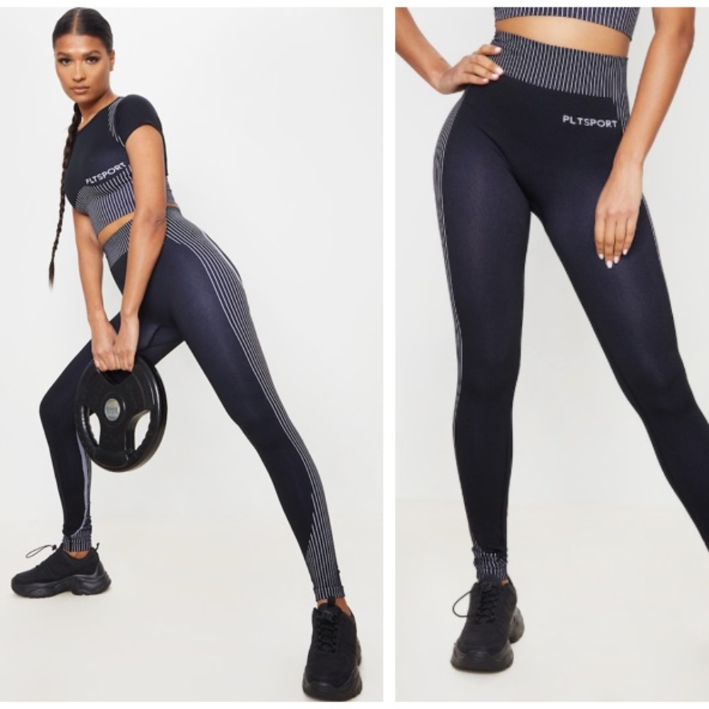Monochrome Sport Seamless Contour Leggings